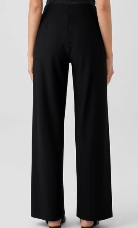EILEEN FISHER EILEEN FISHER High Waisted Washable Stretch Crepe Wide Leg Pant