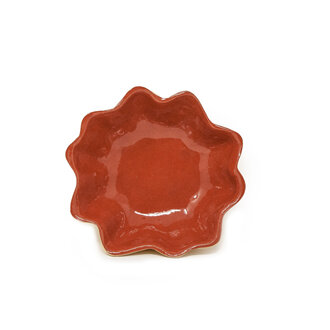 TERRAFIRMA Gourd Dip Bowl, Poppy