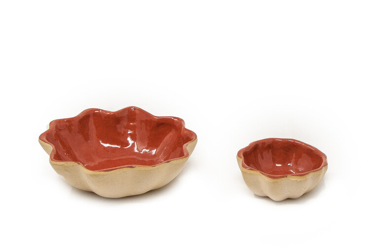 TERRAFIRMA TERRAFIRMA Gourd Dip Bowl Poppy