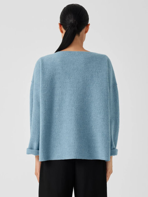 Eileen fisher bateau neck cheap top