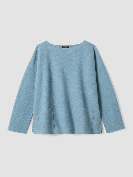 Eileen fisher discount bateau neck sweater