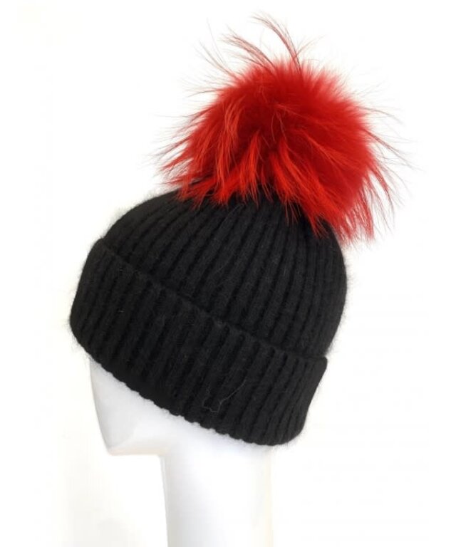 LINDA RICHARDS LINDA RICHARDS Angora/Wool Blend Hat, HA-62R