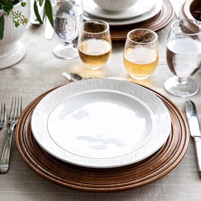 JULISKA JULISKA Blenheim Oak Whitewash Dinner Plate