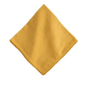 JULISKA Berry Trim Saffron Napkin