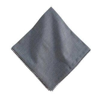 JULISKA Berry Trim Flint Napkin