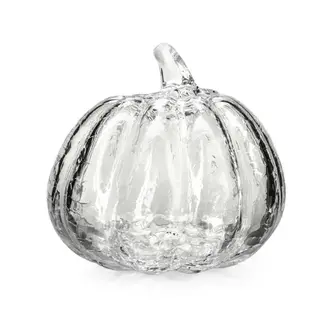 SIMON PEARCE Crackle Pumpkin, Medium