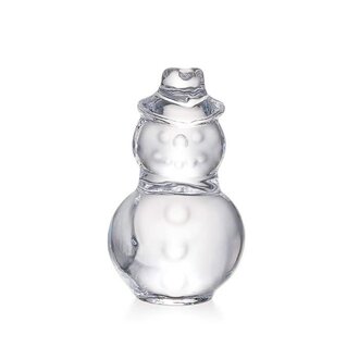 SIMON PEARCE Glass Snowman, Small