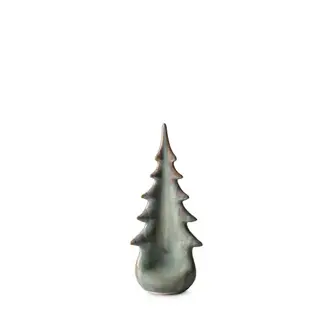 SIMON PEARCE Vermont Evergreen Tree, Pottery, 10"