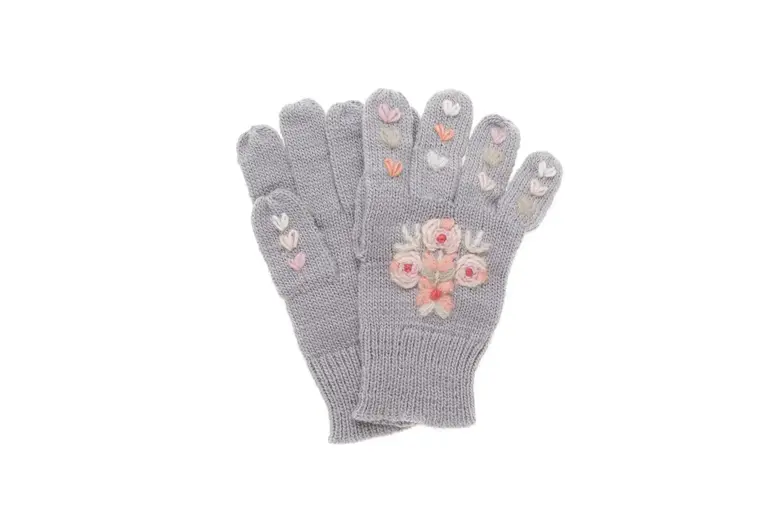 FRENCH KNOT FRENCH KNOT Edith Gloves, Grey