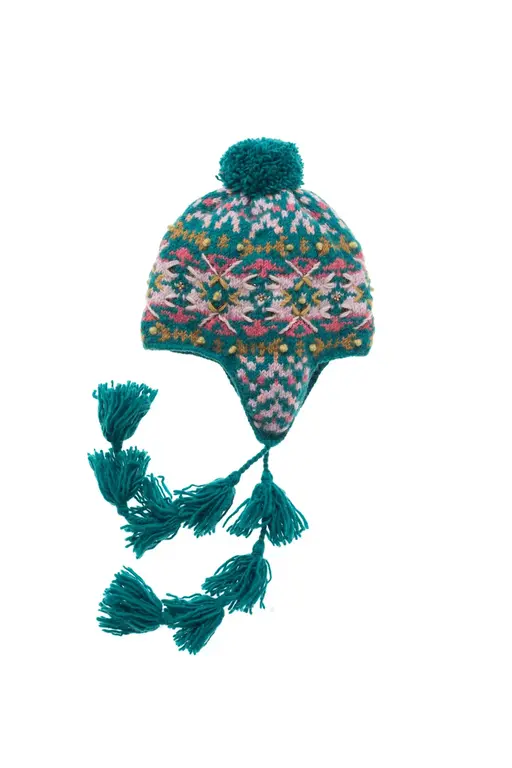 FRENCH KNOT FRENCH KNOT Sedona Earflap Hat, Teal