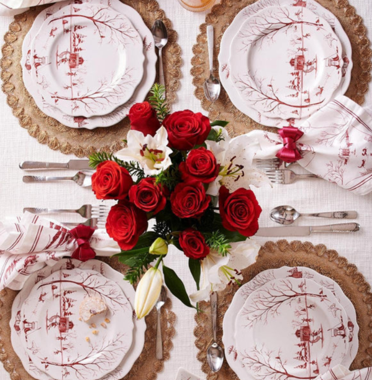 JULISKA JULISKA Country Estate Winter Frolic Party Plates Set/4