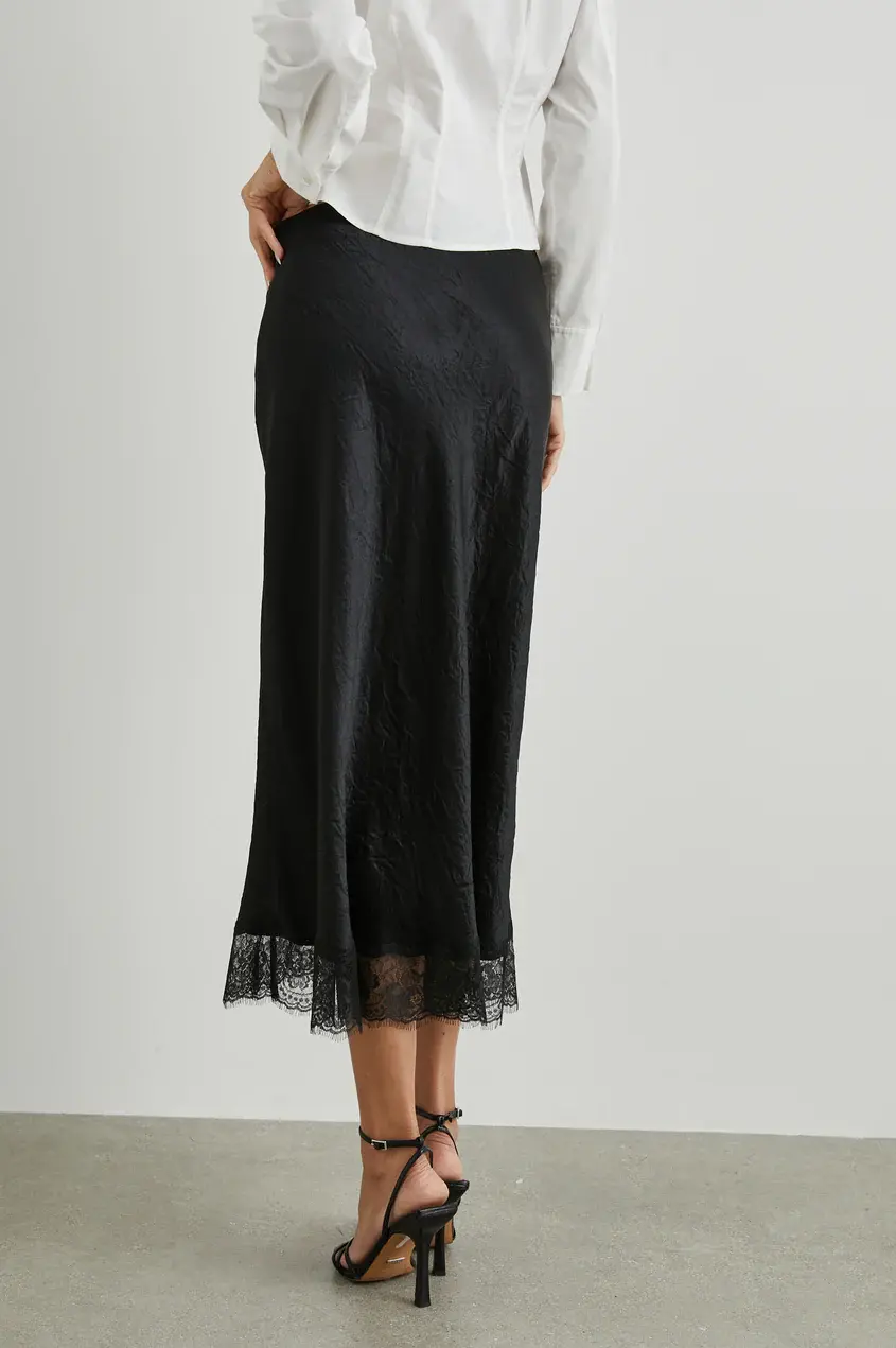 RAILS Ebony Skirt with Lace Hem, 525299A001 Touch of Class