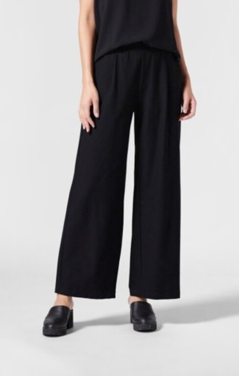 Eileen Fisher Stretch Crepe High-Waisted Pant