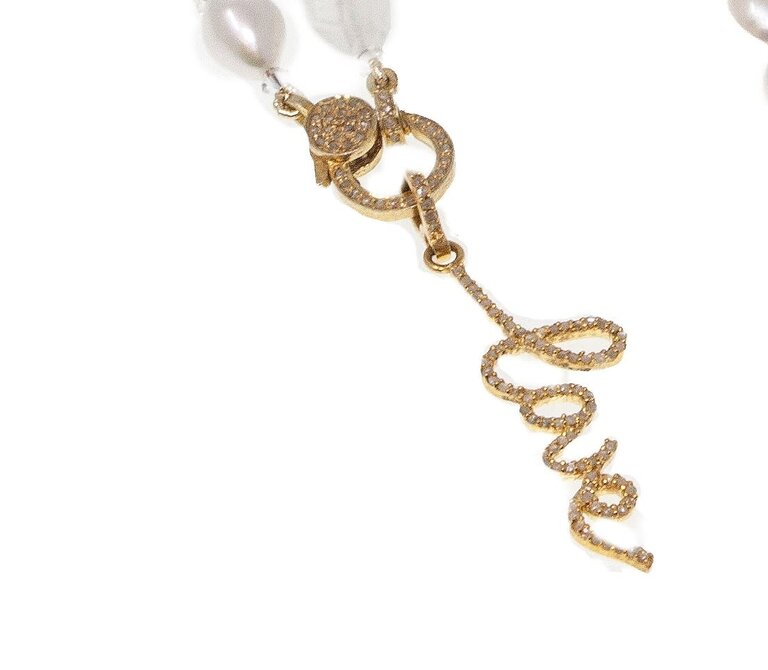 MARGO MORRISON MARGO MORRISON Diamond Script Love Charm