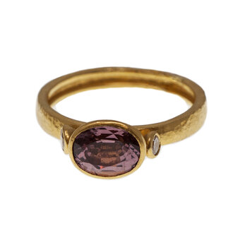 GURHAN One of a Kind Champagne Garnet and Diamond Ring