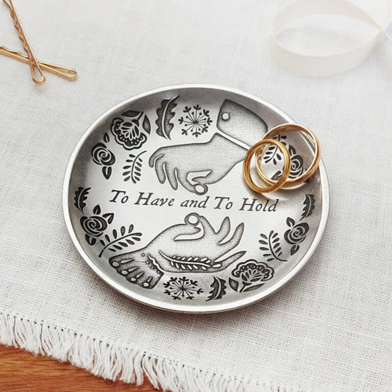 BEEHIVE HANDMADE BEEHIVE HANDMADE Pewter To Have & To Hold Ring Dish