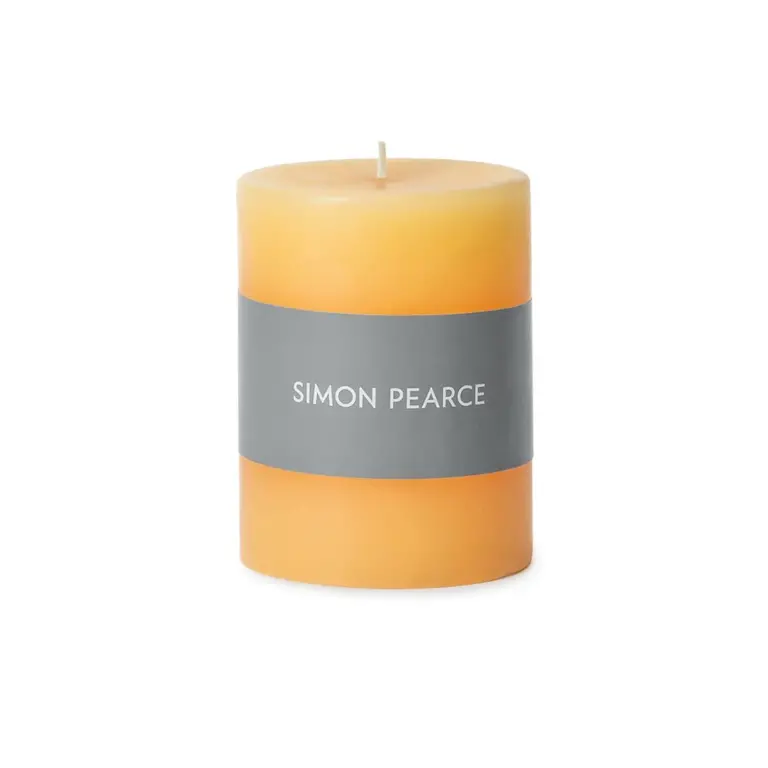 SIMON PEARCE SIMON PEARCE Honeysuckle Pillar Candle, 3x4, 10004