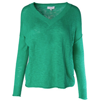 J. SOCIETY Slub V Neck Sweater