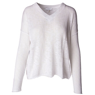 J. SOCIETY Slub V Neck Sweater