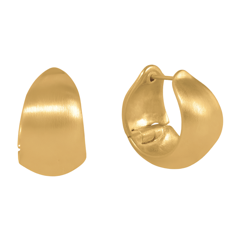 DEAN DAVIDSON DEAN DAVIDSON Flow Huggie Hoop Earring, 22k Gold Plate