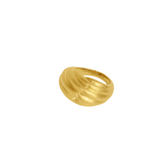 DEAN DAVIDSON 22K Gold Plate Forme Statement Ring