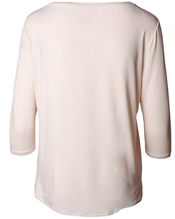 MAJESTIC MAJESTIC Semi Relaxed 3/4 Sleeve Boatneck