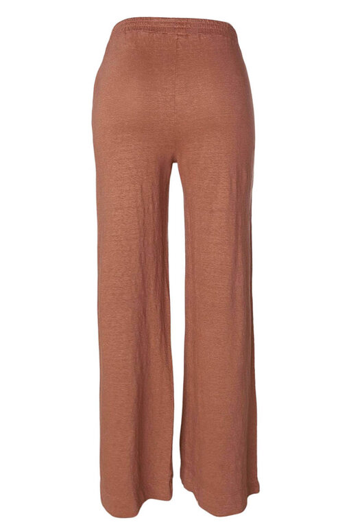 MAJESTIC MAJESTIC  Stretch Linen Wide Leg Pant