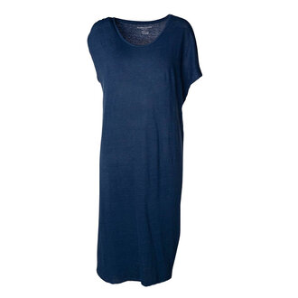 MAJESTIC Stretch Linen Boatneck Sheath