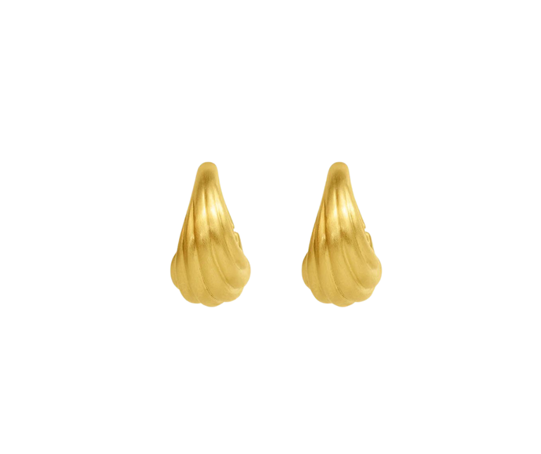 DEAN DAVIDSON DEAN DAVIDSON 22k Gold Plate  Hoop Earrings