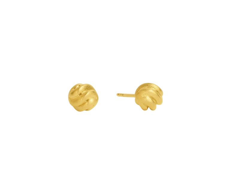 DEAN DAVIDSON DEAN DAVIDSON 22k Gold Plate Forme Stud Earrings