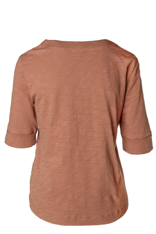 LILLA P LILLA P Elbow Sleeve V Neck Tee