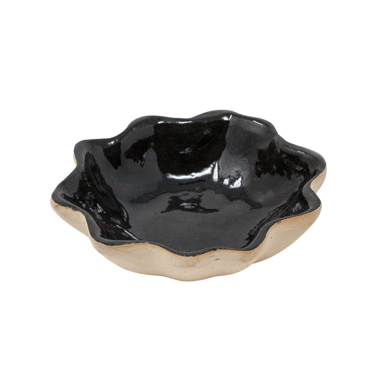 TERRAFIRMA TERRAFIRMA Gourd Dip Bowl, Black