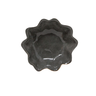 TERRAFIRMA Gourd Dip Bowl, Charcoal