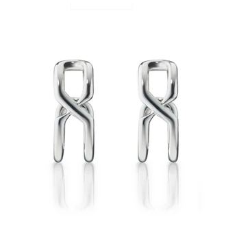 MONICA RICH KOSANN Large Infinity Hoop Earrings