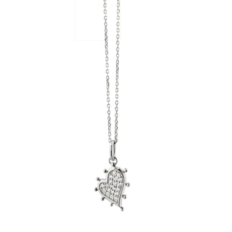 MONICA RICH KOSANN Petite Pave White Sapphire Necklace