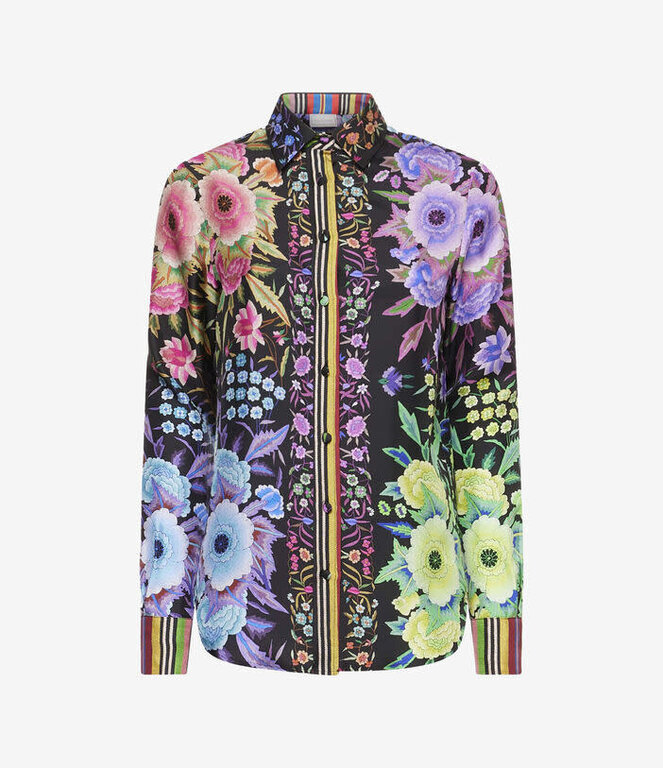 PIERRE-LOUIS MASCIA PIERRE-LOUISE MASCIA Long Sleeve Italian Silk Shirt