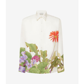 PIERRE-LOUIS MASCIA Long Sleeve Italian Silk Shirt
