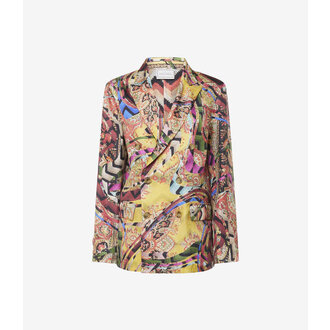 PIERRE-LOUIS MASCIA Double Breasted Silk Jacket