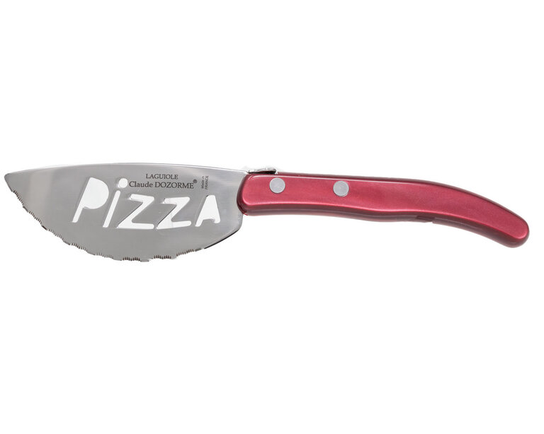 CLAUDE DOZORME CLAUDE DOZORME Pizza Knife in Burgundy