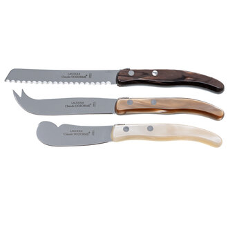 CLAUDE DOZORME Breakfast Set- Natural, Brown, and Cappuccino