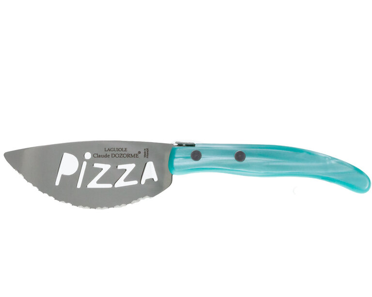 CLAUDE DOZORME Pizza Knife- Turquoise