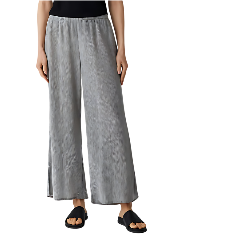 EILEEN FISHER EILEEN FISHER Woven Plisse Wide Ankle Pant