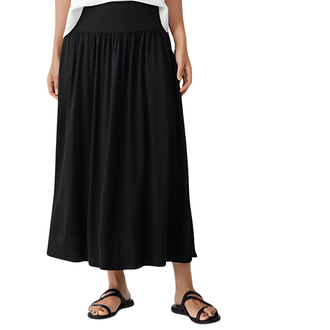 EILEEN FISHER Long Gathered Skirt