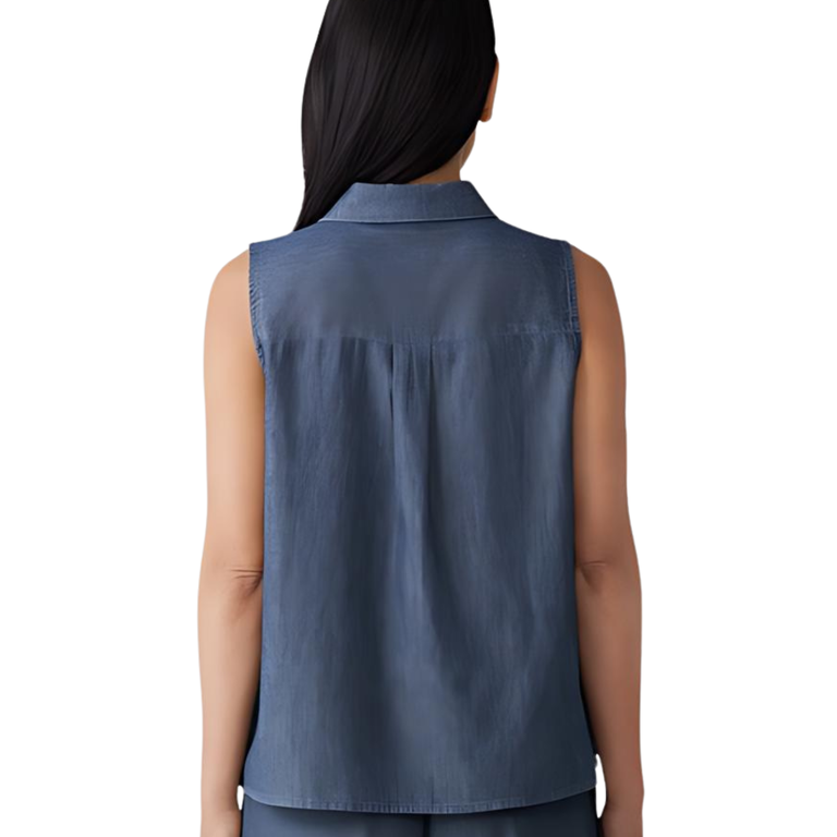 EILEEN FISHER EILEEN FISHER Classic Collar Tank Shirt