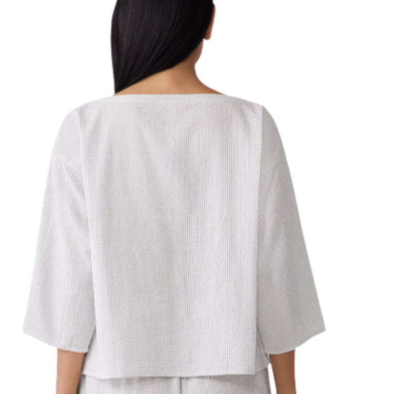 EILEEN FISHER EILEEN FISHER Bateau Neck Box Top