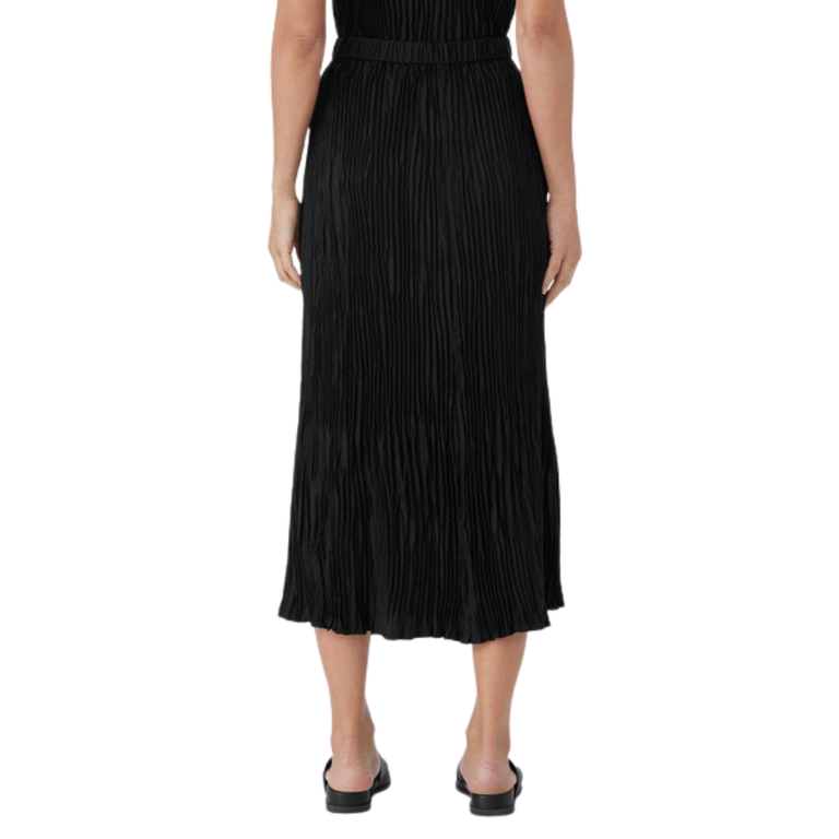 EILEEN FISHER EILEEN FISHER Crushed Silk Pleated Maxi Skirt