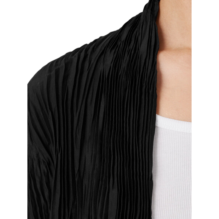EILEEN FISHER EILEEN FISHER Crushed Silk High Collar Jacket