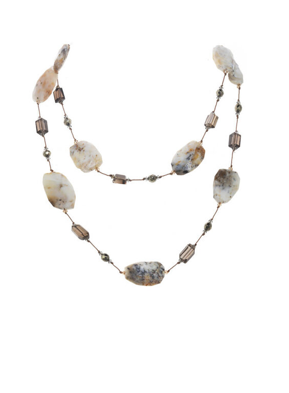 MARGO MORRISON MARGO MORRISON Semi-Precious Multi-Stone Necklace