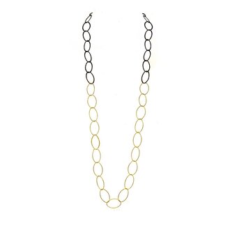 MARGO MORRISON Hammered Oval Link Chain