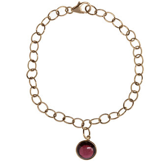 SYNA 10mm Rhodolite Garnet Chakra Bracelet